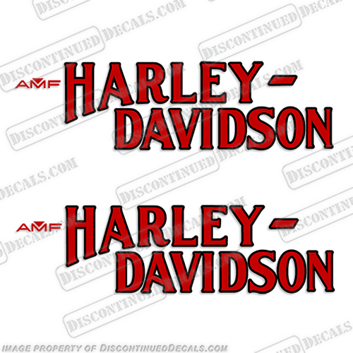 Harley-Davidson Fuel Tank Motorcycle Decals (Set of 2) - FXZ 1978 and other year / models 61236-78, 1979, 79, fxz, fxef, Harley, Davidson, Harley Davidson, 1200,  road, king, 1970, 1971, 1972, 1973, 1974, 1975, 1976, 1977, 1978, 1979, 1980, 1981, 1982, , 2000, 99', 99, 00', 00, 2009, 2010, 2012, 2011, 2013, 2014, softtail, soft-tail, harley-davidson, v, decal, sticker, emblem, flhr, FLH, road, king, roadking,INCR10Aug2021