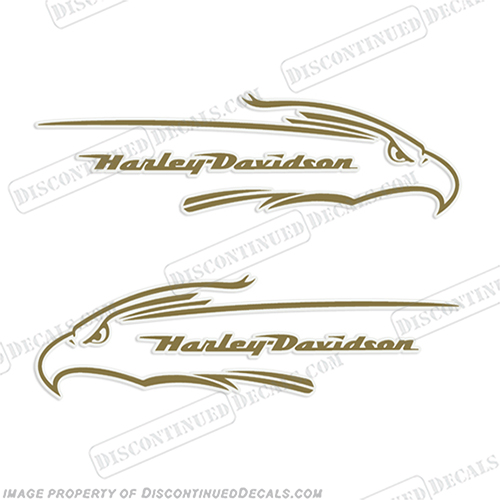 Harley Davidson FXD Eagle Gas Tank Decals (Set of 2)  harley, harley davidson, harleydavidson, harley_davidson_fat_boy_fxef_1985 silver, fuel, fsxe, fat, boy,INCR10Aug2021