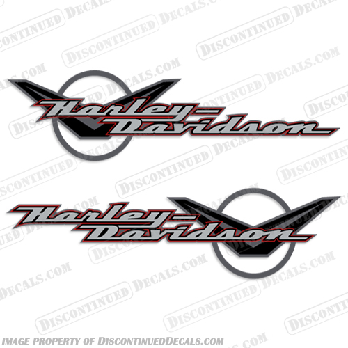 Harley-Davidson Road King Decals (Set of 2) - 2006  Harley, Davidson, Harley Davidson, road, king, 1999, 2000, 99, 99, 00, 00, 2006, 2009, 2010, 2012, 2011, 2013, 2014, softtail, soft-tail, harley-davidson, v, decal, sticker, emblem, flhr, FLHR, road, king, roadking,INCR10Aug2021