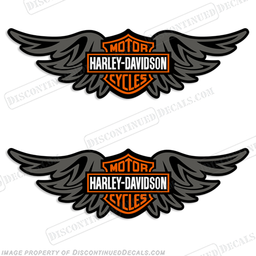 Harley Davidson Tribal Fuel Tank Wing Decals (Set of 2) harley, harley davidson, harleydavidson, tribal, INCR10Aug2021
