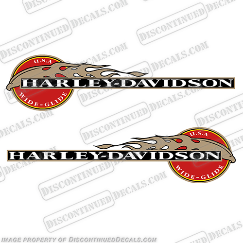 Harley Wide Glide Red with Gold Flames Harley, Davidson, harley davidson, 1996, 96, 2006, 2005, 2004, 2003, 2002, 2001, 2000, 1999, 1998, 1997, INCR10Aug2021