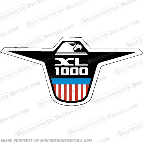 Harley Davidson “XL1000” Sprint Eagle Fuel Tank Decal  Harley, Davidson, Harley Davidson, baja, aermacchi, softail, soft-tail, harley-davidson, sprint, eagle, sr, sr100, ss175, XL, 1000, XL1000