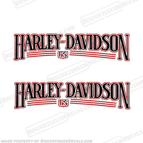 Harley-Davidson Heritage Softail Decals 1986-1989 (Set of 2)  Harley, Davidson, Harley Davidson, soft, tail, 1986, 1989, softail, soft-tail, harley-davidson, INCR10Aug2021