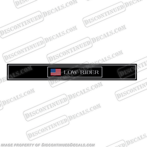 Harley Davidson “Lowrider” USA Fork Cover Decal Harley, Davidson, USA, Harley Davidson, softail, soft-tail, harley-davidson, low rider, low, rider, low-rider, lowrider, INCR10Aug2021
