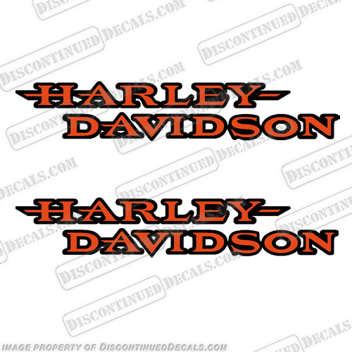 Fatboy Set von 2 Harley-Davidson Benzin Tank Motorrad Aufkleber 