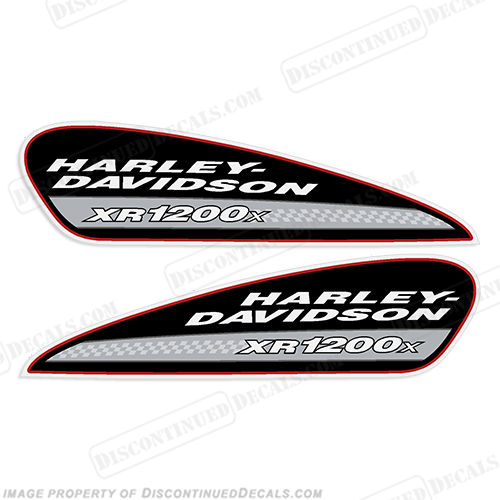 Harley-Davidson XR1200X Fuel Tank Motorcycle Decals (Set of 2) xr 1200, harley davidson, xr 1200 x, xr1200 x, xr 1200x, INCR10Aug2021