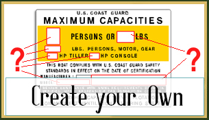 Boat Capacity Decals, Page 2