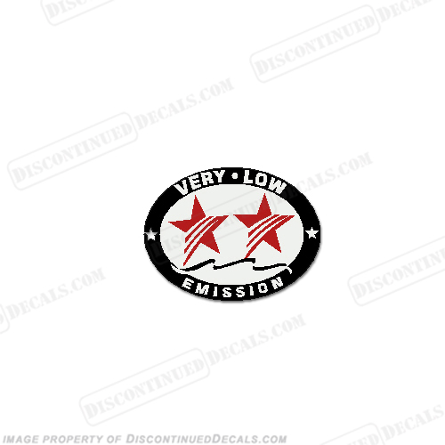 Honda 2 Star "Very Low Emission" Decal INCR10Aug2021