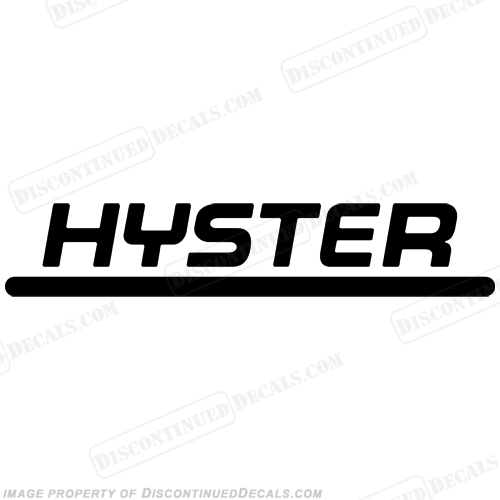 Hyster Forklift Decal - Any Color! INCR10Aug2021
