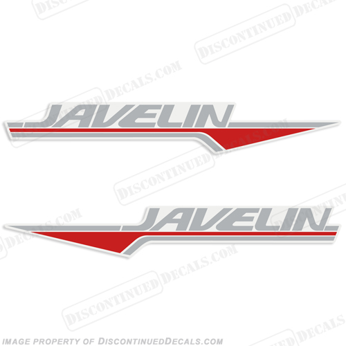 Javelin Boat Decals (Set of 2) - 2 Color! INCR10Aug2021