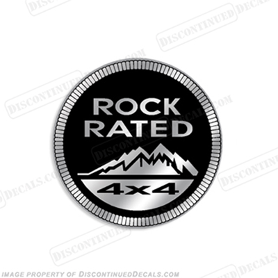 Jeep "Rock Rated 4x4" Decal INCR10Aug2021