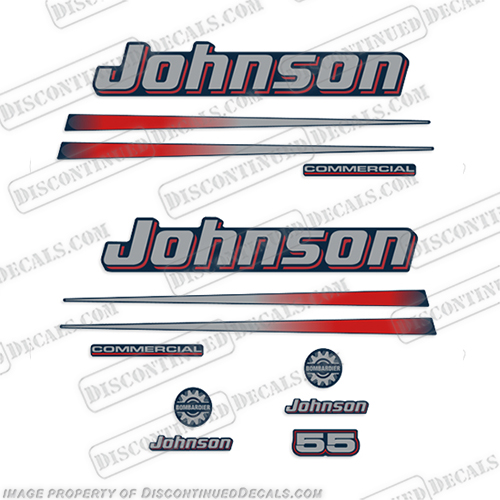 Johnson Commercial 55hp Decals  INCR10Aug2021