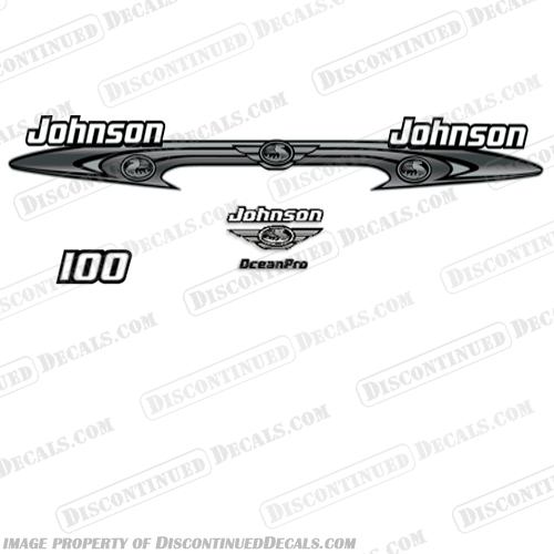 Johnson 100hp OceanPro Decals - Wrap Around ocean, pro, ocean pro, ocean-pro, 100, 100hp, Wrap Around