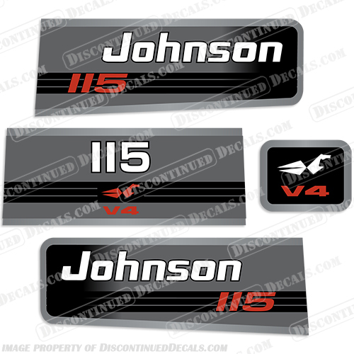 Johnson 115hp V4 Decals INCR10Aug2021