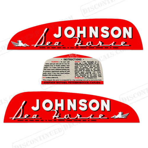 Johnson 1950 2.5hp Decals INCR10Aug2021