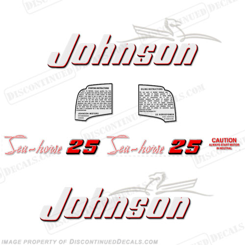 Johnson 1953 25hp Decals INCR10Aug2021