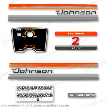 Johnson 1980 2hp Decals INCR10Aug2021