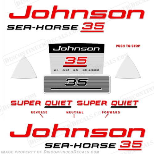 Johnson 1959 35hp - Electric Decals INCR10Aug2021