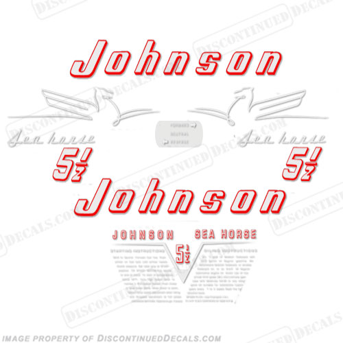 Johnson 1954 5.5hp Decals INCR10Aug2021