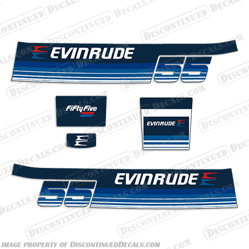 thumbnail image 2 of 1979 Evinrude 9.9hp Outboard Decal Kit – Reproduction By Discontinued Decals 2 of 6