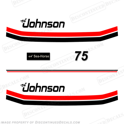 Johnson 1983 75hp Decals INCR10Aug2021