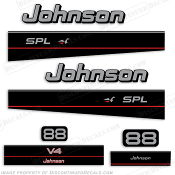 Johnson  1995 1996 1997 88hp Decal Kit INCR10Aug2021