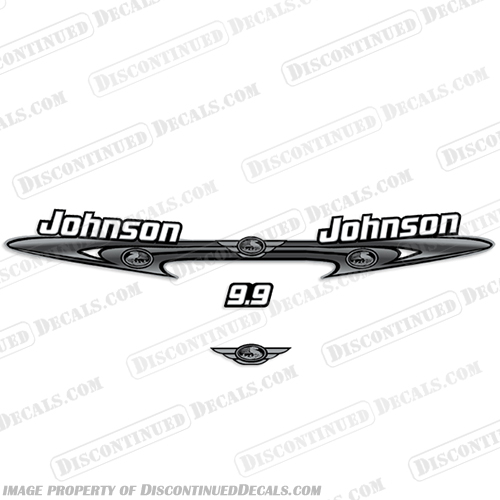 thumbnail interactive-video image 1 of Johnson 115 HP Ocean Pro Outboard Decals Sticker Set – 1999-2000 – Blue By Happy Skull Decals 1 of 2