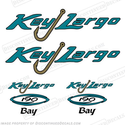 Key Largo 190 Bay Boat Decal Package  INCR10Aug2021