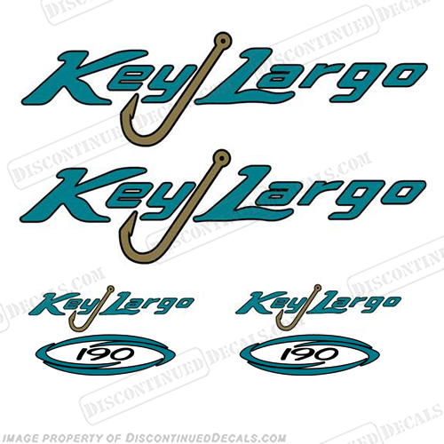 Key Largo 190 Boat Decal Package  INCR10Aug2021