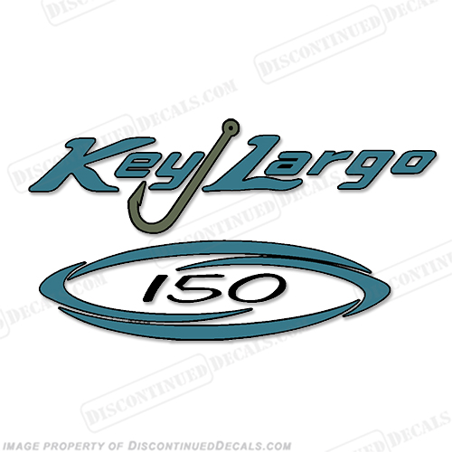 Key Largo 150 Bay Boat Decal  INCR10Aug2021