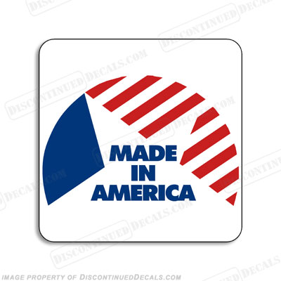 Made in America Decal INCR10Aug2021