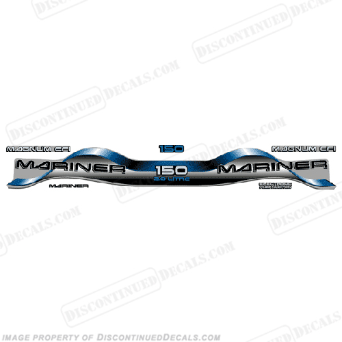 Mariner 150hp 2.0 Decal Kit - Blue INCR10Aug2021
