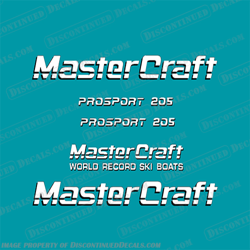 MasterCraft ProSport 205 Boat Decals Master, Craft, 1990s, 1980s, 1980s, 1990s, 90, 80, 90s, 80s, 90s, 80s, 190, pro, star, prostar, sport, boat, decals, mastercraft, prosport, 1991, 1992, 1993, 1994, 1995, 1996, 1997, prosport,pro, sport, 
