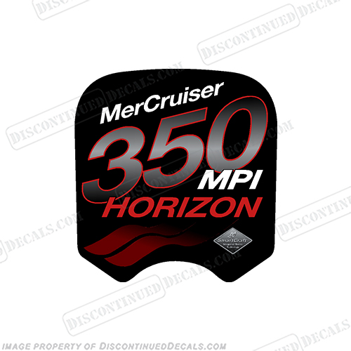 Mercruiser 350 MPi Horizon Decal INCR10Aug2021