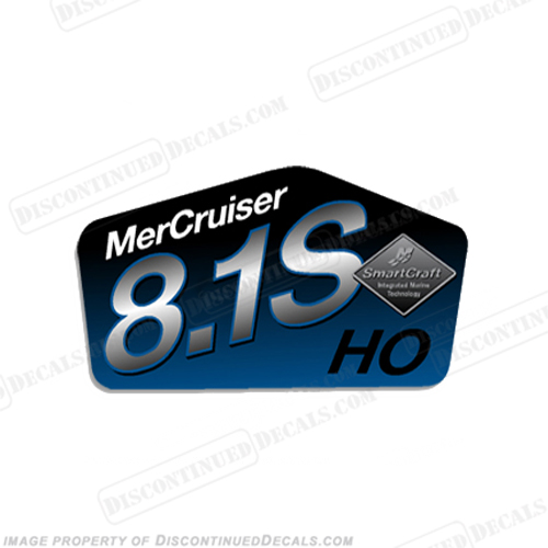 Mercruiser 8.1S HO Decal INCR10Aug2021