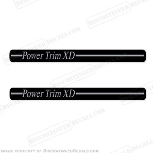 Mercruiser Power Trim XD Decals INCR10Aug2021
