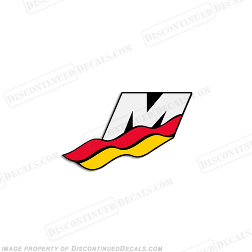 Mercury "M" Racing M Logo Decal - Various sizes Mercury, marine, "M", Racing, M, Logo, Decal, Various, sizes, red, yellow,