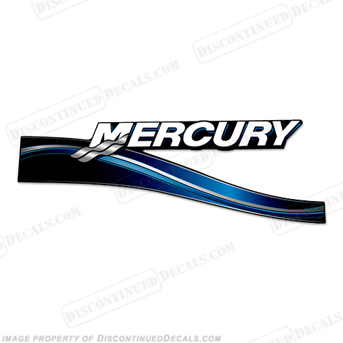 Mercury Right Side 2005 Decal - Blue INCR10Aug2021