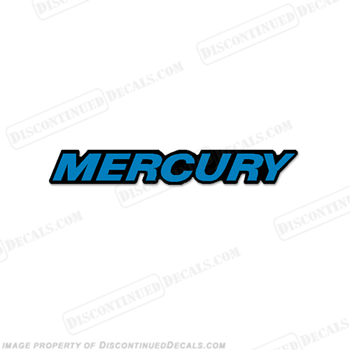 "Mercury" Single Decal - Blue INCR10Aug2021