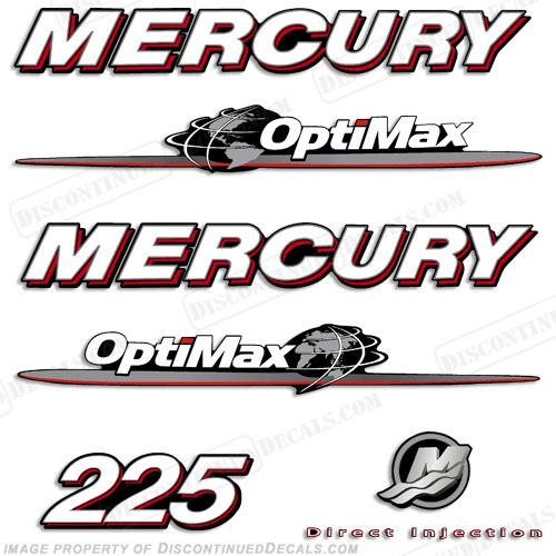 MERCURY Pro XB 250 HP Decal Kit  reproductions  PROXB