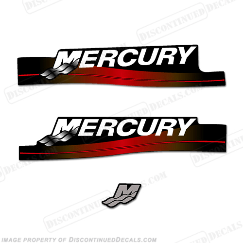 Mercury 2hp - 3.5hp Decal Kit 1999-2006 (Red)