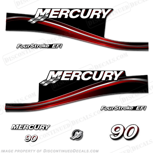 DECAL KIT MERCURY 90 hp OUTBOARD DECALS
