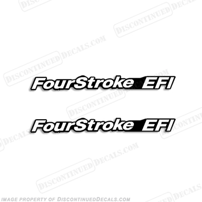 Mercury "Fourstroke EFI" Decals (Set of 2) INCR10Aug2021