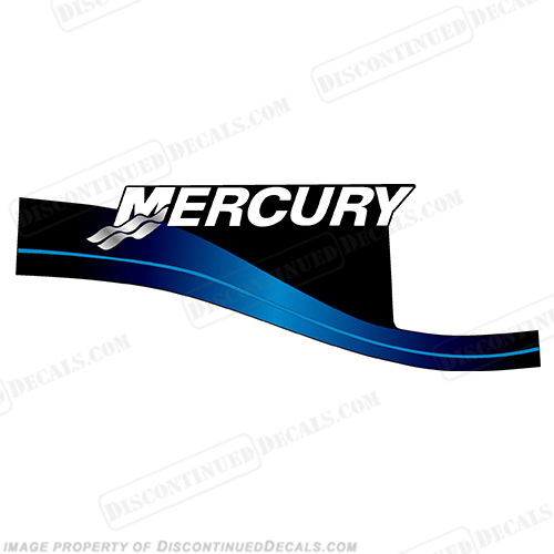 Mercury Right Side Decal - Blue INCR10Aug2021