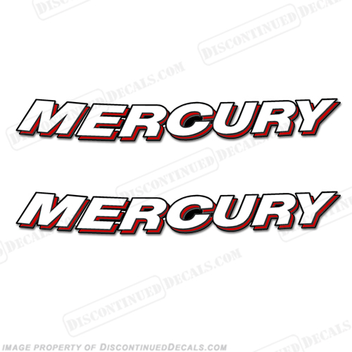 MERCURY Decal (Set of 2) - Curved INCR10Aug2021