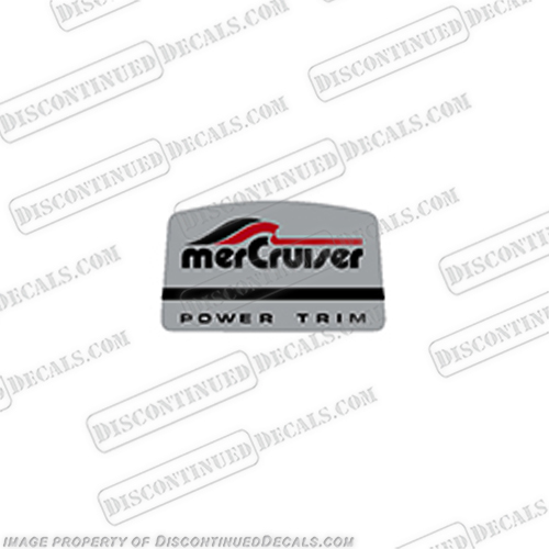 Mercruiser Power Trim Outdrive Transom Power trim Assembly Decal mercury, mercruiser, power, trim, decal, sticker, for, inboard, outdrive, transom, assembly