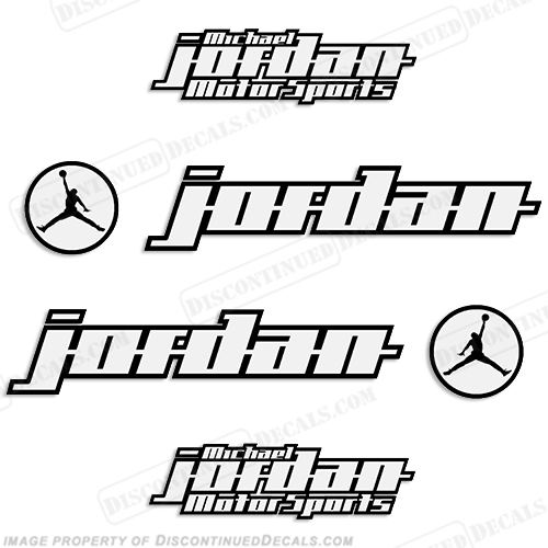 Michael Jordan Motorsports Race Bike Logo Decals INCR10Aug2021