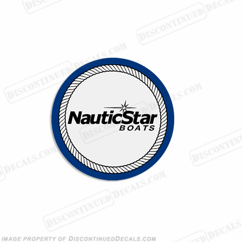 NauticStar Round Boat Logo Decal INCR10Aug2021
