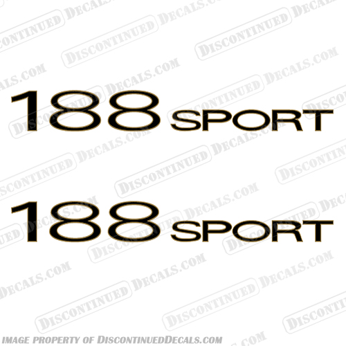 Tracker Nitro 188 Sport Boat Decals (Set of 2)  Tracker, Boat, Nitro, 288, Sport, Boat, Decal, Decals, Set of 2, Set, 2, 188