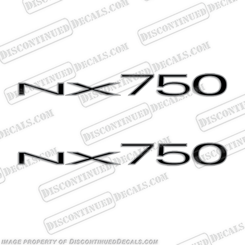 Nitro NX750 Boat Logo Decals (Set of 2) nitro,decals,nx750,bass,boat,stickers,logo
